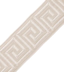 Aristotle Greek Key 70MM Trimming by Samuel & Sons Oyster