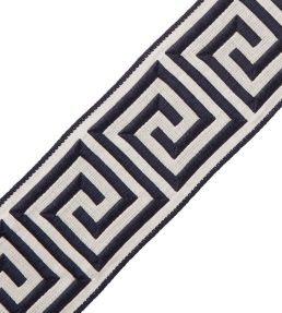Aristotle Greek Key 70MM Trimming by Samuel & Sons Midnight Blue