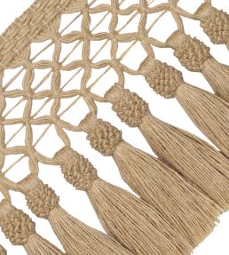 Bali Jute Tassel Skirt Fringe Trimming by Samuel & Sons Burlap