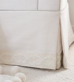 Elise Embroidered Border Trimming by Samuel & Sons Alabaster