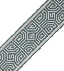Aztec Border Trimming by Samuel & Sons Azul
