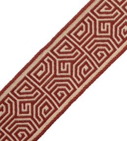 Aztec Border Trimming by Samuel & Sons Vermillion