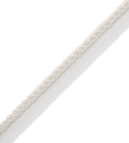 Inca Cord With Tape Trimming by Samuel & Sons Creme