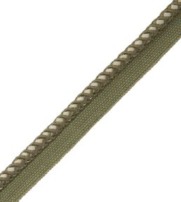 Inca Cord With Tape Trimming by Samuel & Sons Verde