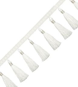 Inca Tassel Fringe Trimming by Samuel & Sons Creme