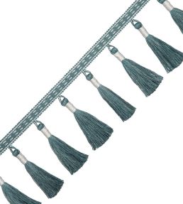Inca Tassel Fringe Trimming by Samuel & Sons Azul