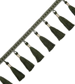 Inca Tassel Fringe Trimming by Samuel & Sons Verde