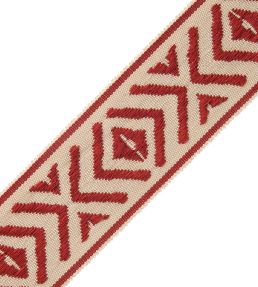 Mayan Border Trimming by Samuel & Sons Vermillion