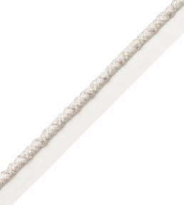 6mm Somerset Cord With Tape Trimming by Samuel & Sons Oyster