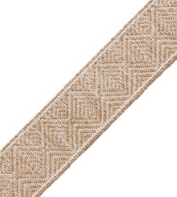 Somerset Geometric Border Trimming by Samuel & Sons Driftwood