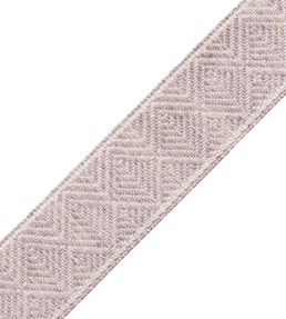 Somerset Geometric Border Trimming by Samuel & Sons Heather Grey