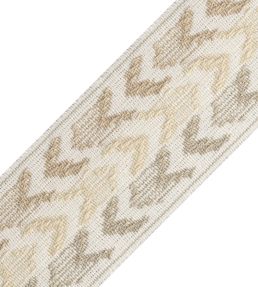 Somerset Ikat Border Trimming by Samuel & Sons Flax