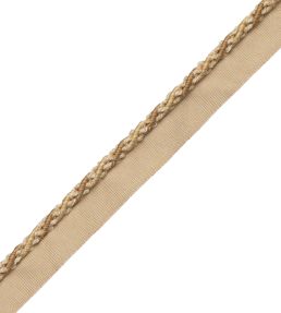 5mm Tiverton Cord With Tape Trimming by Samuel & Sons Ocher