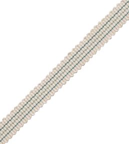 Tiverton Striped Gimp Trimming by Samuel & Sons Aqua