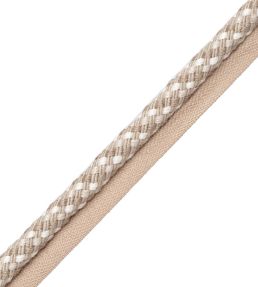 Veranda Cord With Tape Trimming by Samuel & Sons Silver Birch