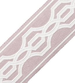 Veranda Linen Applique Border Trimming by Samuel & Sons Wisteria