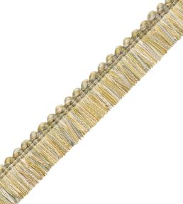 Veranda Linen Brush Fringe Trimming by Samuel & Sons Chardon Bleu