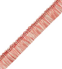 Veranda Linen Brush Fringe Trimming by Samuel & Sons Geranium