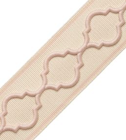 Corinne Embroidered Border Trimming by Samuel & Sons Petal