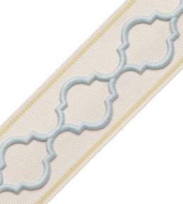 Corinne Embroidered Border Trimming by Samuel & Sons Meadow