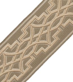 Mireille Embroidered Border Trimming by Samuel & Sons Linen