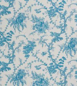 San Cristobal Toile Fabric by Schumacher Peacock