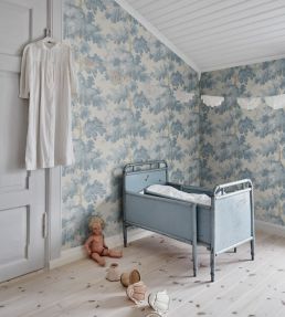 Raphael Wallpaper by Sandberg Light Blue