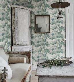 Raphael Wallpaper by Sandberg Dark Green