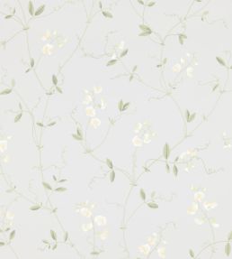 Sanna Wallpaper by Sandberg Green/Turquoise/Blue