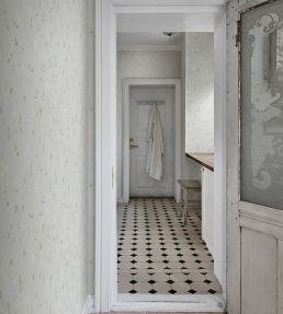 Sanna Wallpaper by Sandberg Green/Turquoise/Blue