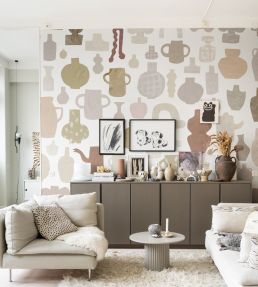 Emillia Wallpaper by Sandberg Pastel
