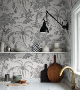 Moa Wallpaper by Sandberg Sandstone