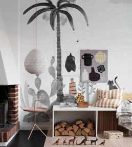 Wilton Wallpaper by Sandberg Graphite