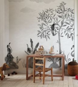 Wilton Wallpaper by Sandberg Graphite