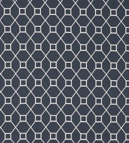 Baroque Trellis Fabric by Sanderson Indigo