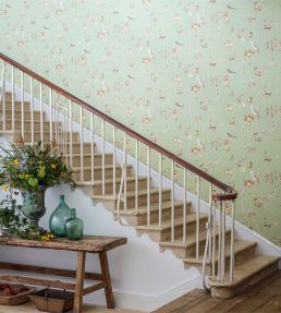 Fruit Aviary Wallpaper by Sanderson Cream / Multi