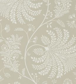 Mapperton Wallpaper by Sanderson Linen / Cream