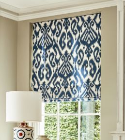Kasuri Weave Fabric by Sanderson Indigo
