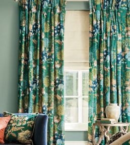 Pamir Garden Fabric by Sanderson Teal