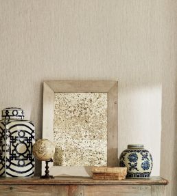Caspian Strie Wallpaper by Sanderson Grass