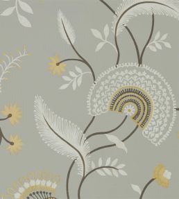 Hakimi Wallpaper by Sanderson Ash Grey