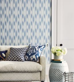 Ishi Wallpaper by Sanderson Emerald