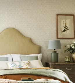 Pinjara Trellis Wallpaper by Sanderson Ivory