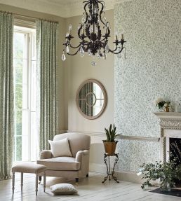Annandale Fabric by Sanderson Charcoal/Linen