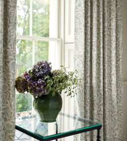 Annandale Fabric by Sanderson Charcoal/Linen