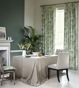 Chiswick Grove Fabric by Sanderson Silver