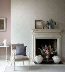 Mawton Wallpaper by Sanderson Chalk/Ivory