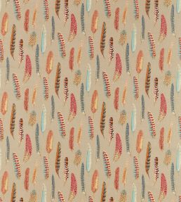 Lismore Fabric by Sanderson Teal / Russet