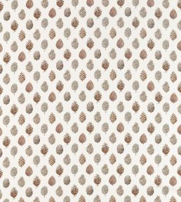Pine Cones Fabric by Sanderson Briarwood / Cream
