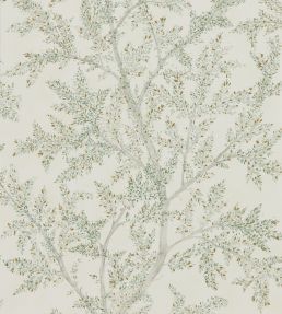 Farthing Wood Wallpaper by Sanderson Sage Grey